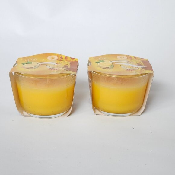 LIMITED EDITION GLADE Three Wick Scented Candles Sparkling Citrus Sunrise BNIP - Picture 4 of 6